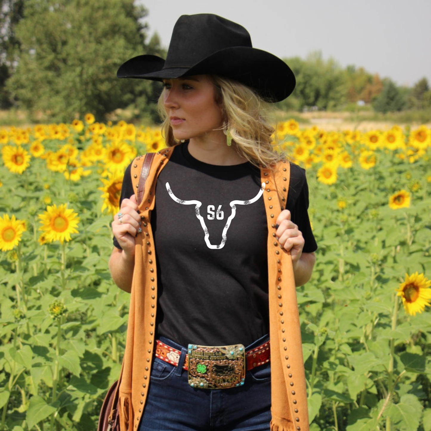 Snappy6 Black Graphic Tee